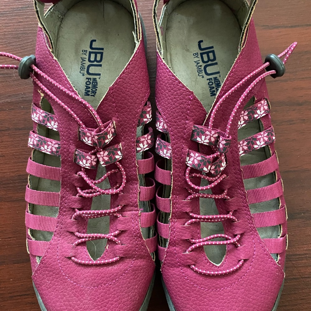 Jambu shoes sz 8 vvguc summer pink boutique shoes